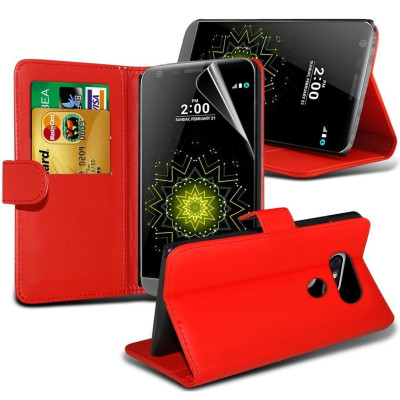 Θήκη LG K4 - Πορτοφόλι (8811) Κόκκινο - OEM