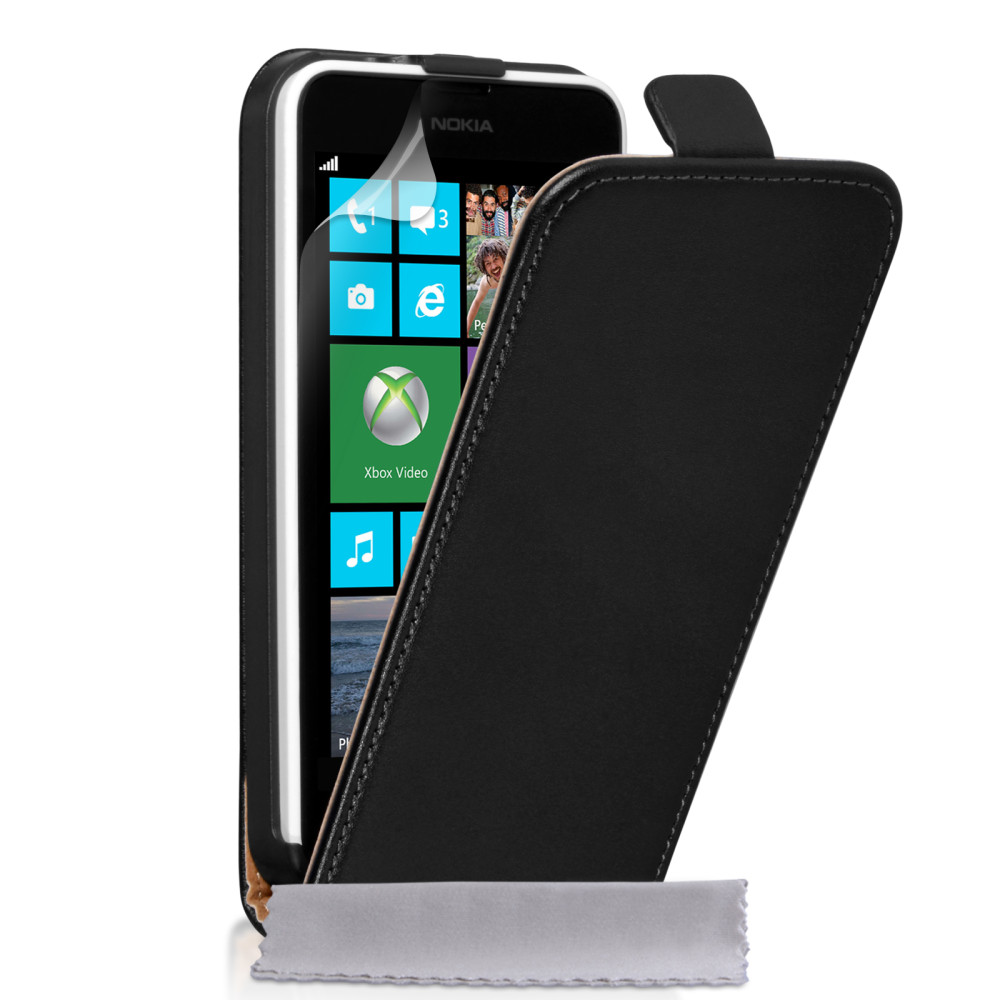 Caseflex Δερμάτινη Flip Θήκη Nokia Lumia 630/635 (Z618)