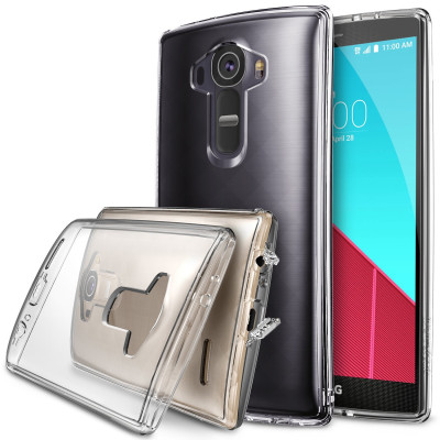 Ringke (Fusion) Θήκη LG G4 με TPU Bumper + Screen Protector - Clear