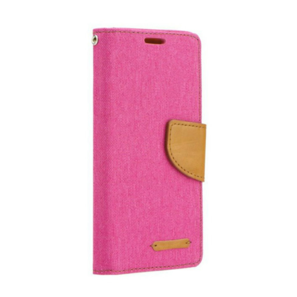 Θήκη Canvas Book Lenovo A536 - Πορτοφόλι (9073) - Φούξια