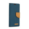 Θήκη Canvas Book Lenovo Vibe S1 - Μπλέ/Καφέ (9078) - OEM
