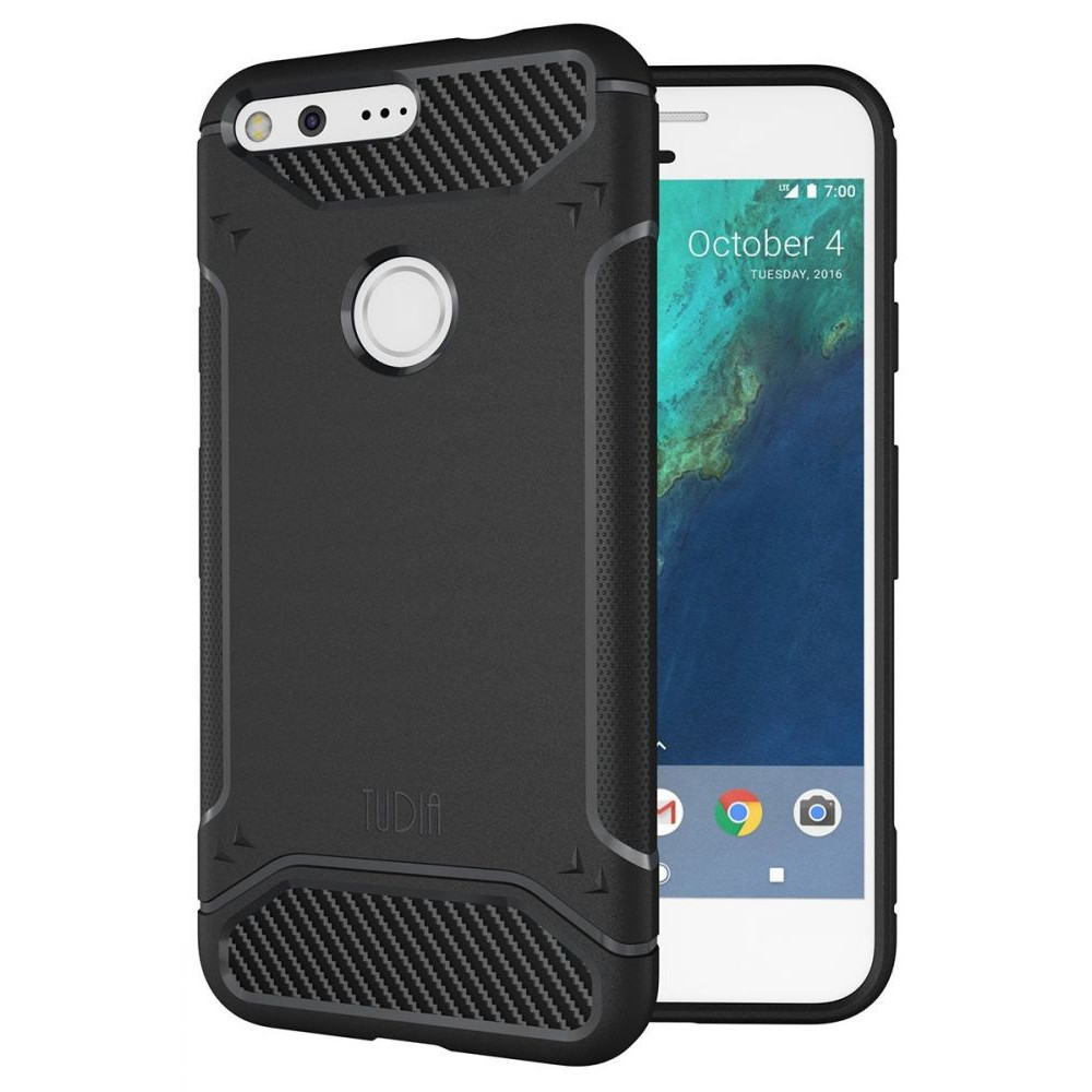 Tudia Θήκη Σιλικόνης Google Pixel - Black (TD-TPU3750)