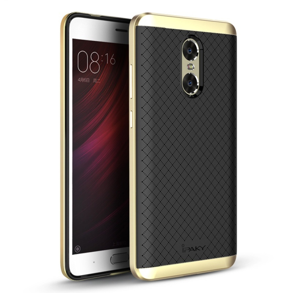 Ipaky Θήκη Hybrid Xiaomi Redmi Note 4 - Black/Gold (9306)