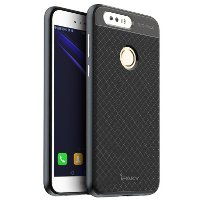 Ipaky Θήκη Hybrid Honor 8 - Black/Grey (9310)