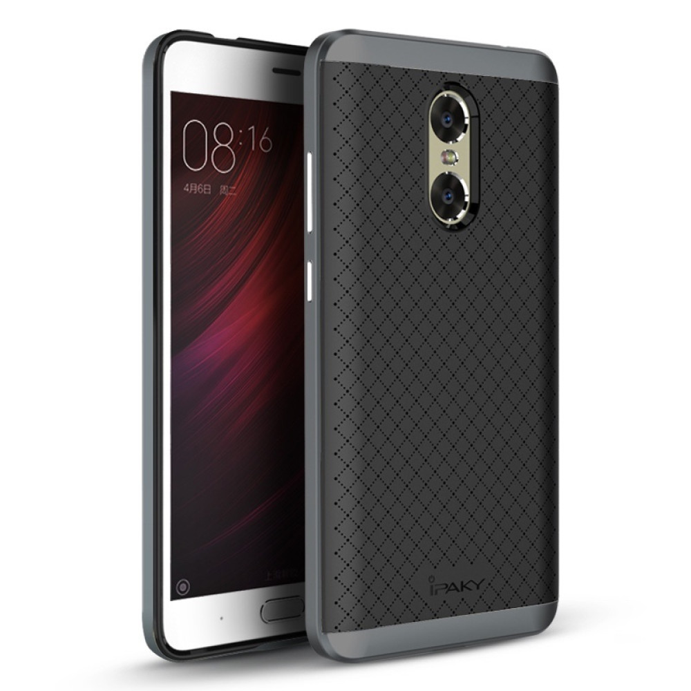 Ipaky Θήκη Hybrid Xiaomi Redmi Note 4 - Black/Grey (9313)