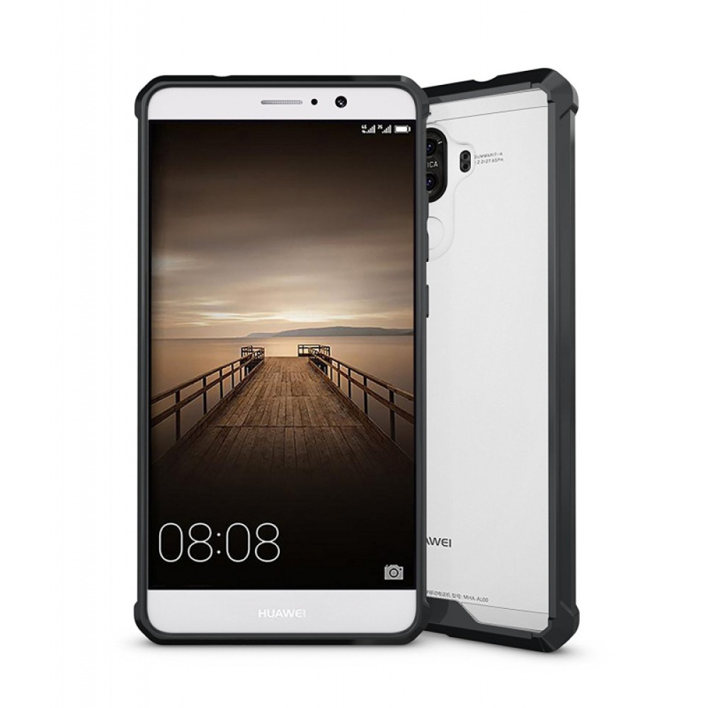 Cruzerlite Fusion Διάφανη Θήκη Huawei Mate 9 με TPU Bumper - Black (9328)