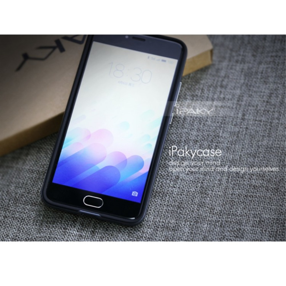 Ipaky Θήκη Hybrid Meizu M3 Note - Black/Grey (9453)