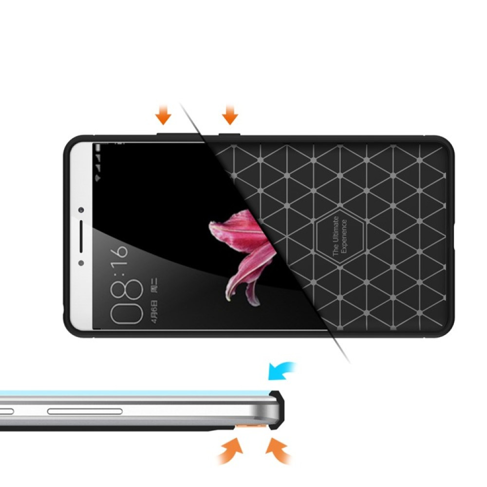 SHTL Θήκη TPU Carbon Xiaomi Mi Max - Black (140077)