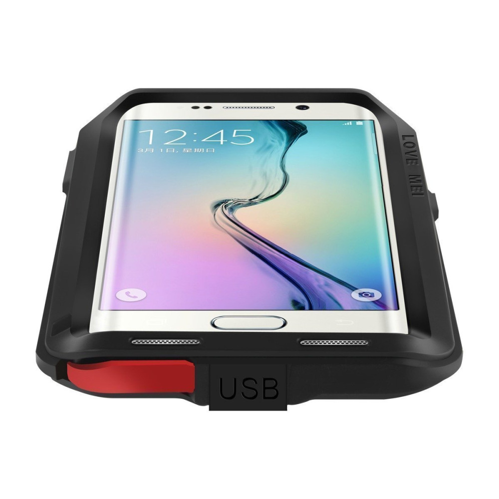 Love Mei Powerful Θήκη Samsung Galaxy S6 Edge Plus - Black (54851)