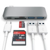Satechi Type-C USB 3.0 3in1 Combo Hub - Silver (ADA-0156)