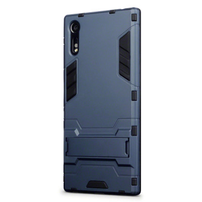 Terrapin Ανθεκτική Θήκη με Stand Sony Xperia XZ/ XZs - Dark Blue (131-005-026)