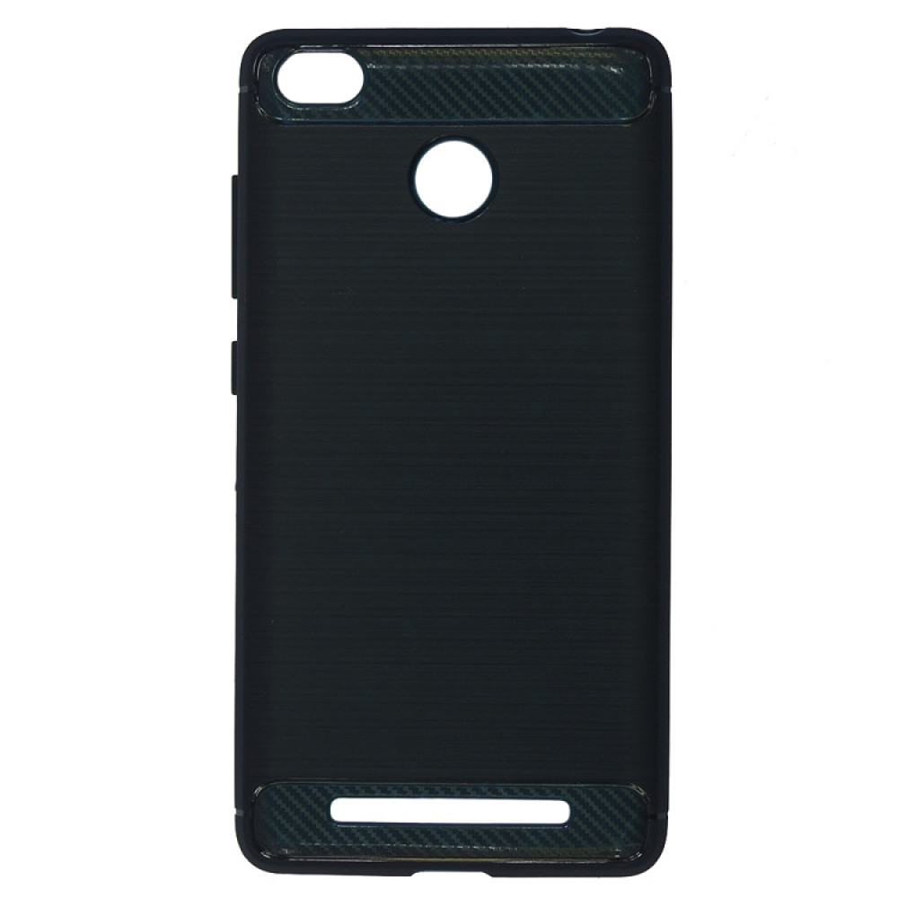 SHTL Θήκη TPU Carbon Xiaomi Redmi 3S/3 Pro - Dark Blue (139450)