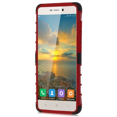 SHTL Ανθεκτική Θήκη Xiaomi Redmi 3S/3 Pro - Κόκκινο (140793)