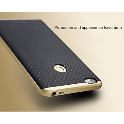 Ipaky Θήκη Premium Hybrid Xiaomi Mi Max - Black/Gold (10346)