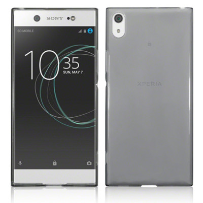 Terrapin Ημιδιάφανη Θήκη Σιλικόνης Sony Xperia XA1 Ultra - Smoke Black (118-005-362)
