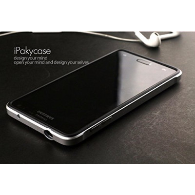 Ipaky Θήκη Hybrid Samsung Galaxy Note 4 - Silver (10738)