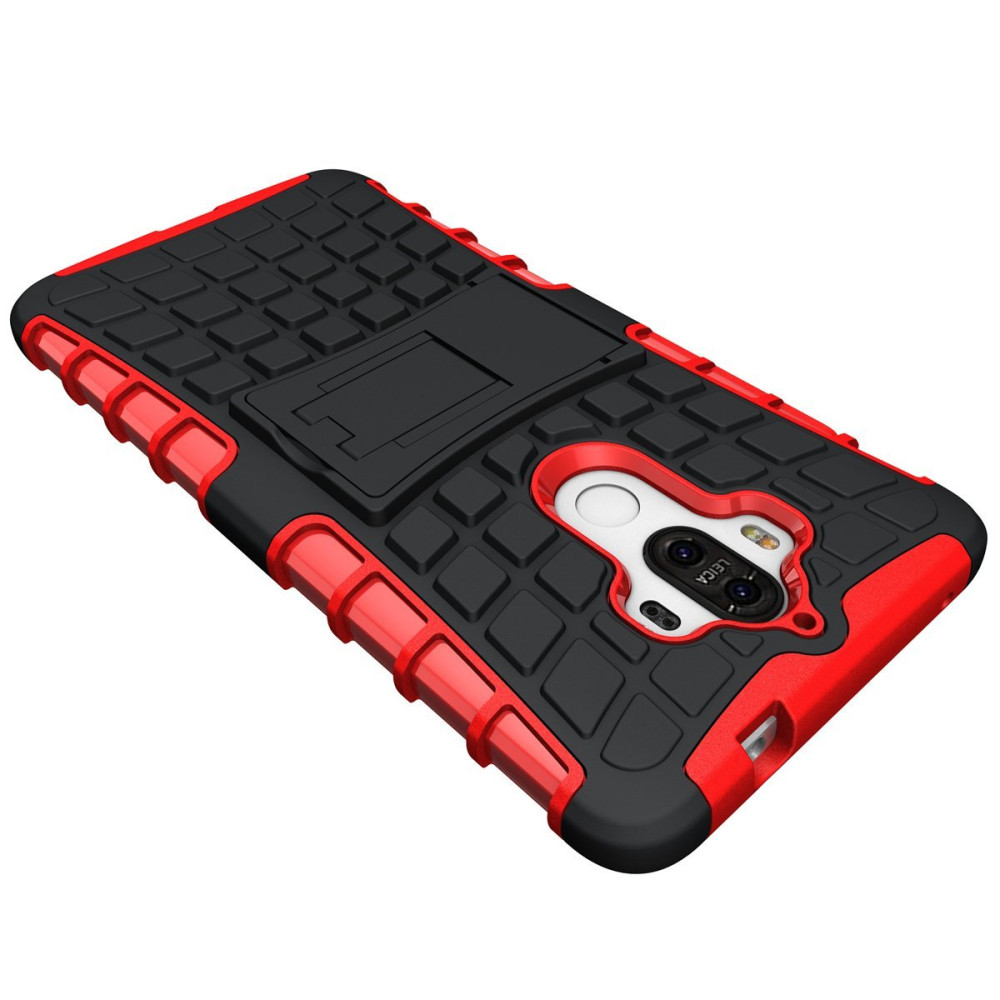 Ανθεκτική Θήκη με Stand Huawei Mate 9 - Red - ΟΕΜ (10921)