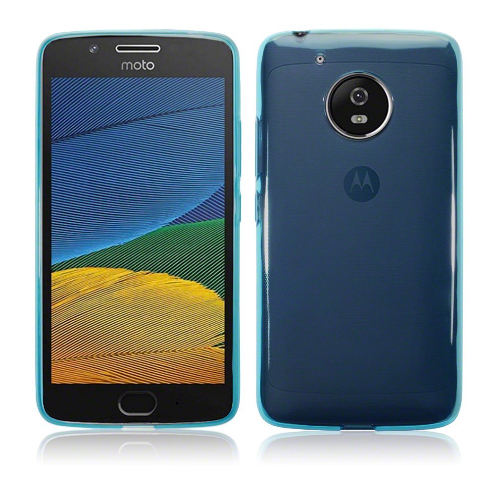 Terrapin Ημιδιάφανη Θήκη Σιλικόνης Motorola Moto G5 - Blue (118-003-031)