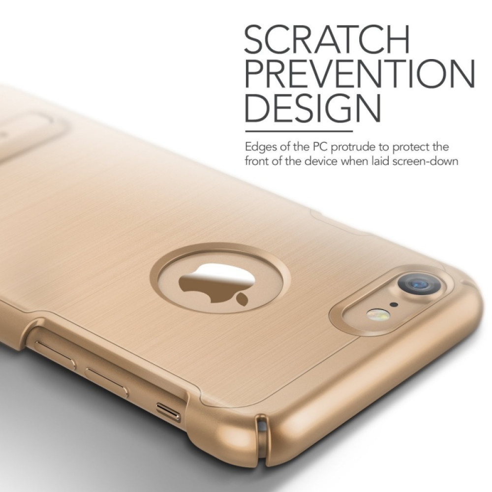 VRS Design Θήκη Simpli Lite Rugged Fit Kickstand iPhone 8 / 7 - Gold (VRIP7SPLGD)