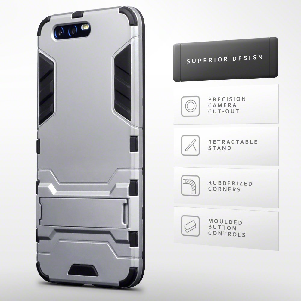 Terrapin Ανθεκτική Dual Layer Θήκη Honor 9 - Silver (131-083-037)