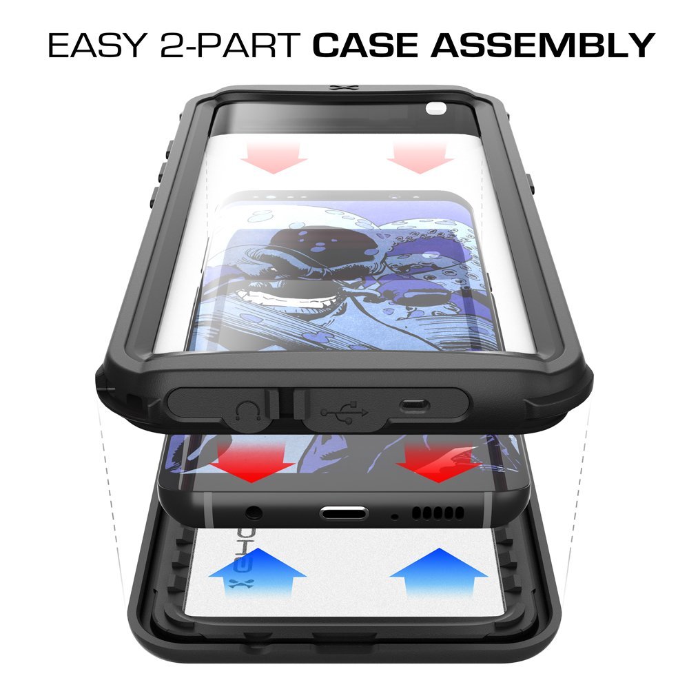 Ghostek Nautical Αδιάβροχη θήκη Samsung Galaxy S8 - Black (CA-GHOCAS620-00)