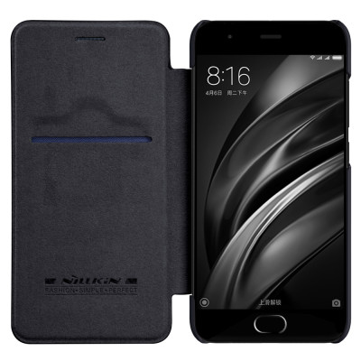Nillkin Qin Δερμάτινη Θήκη - Πορτοφόλι Xiaomi Mi 6 - Black (11785)