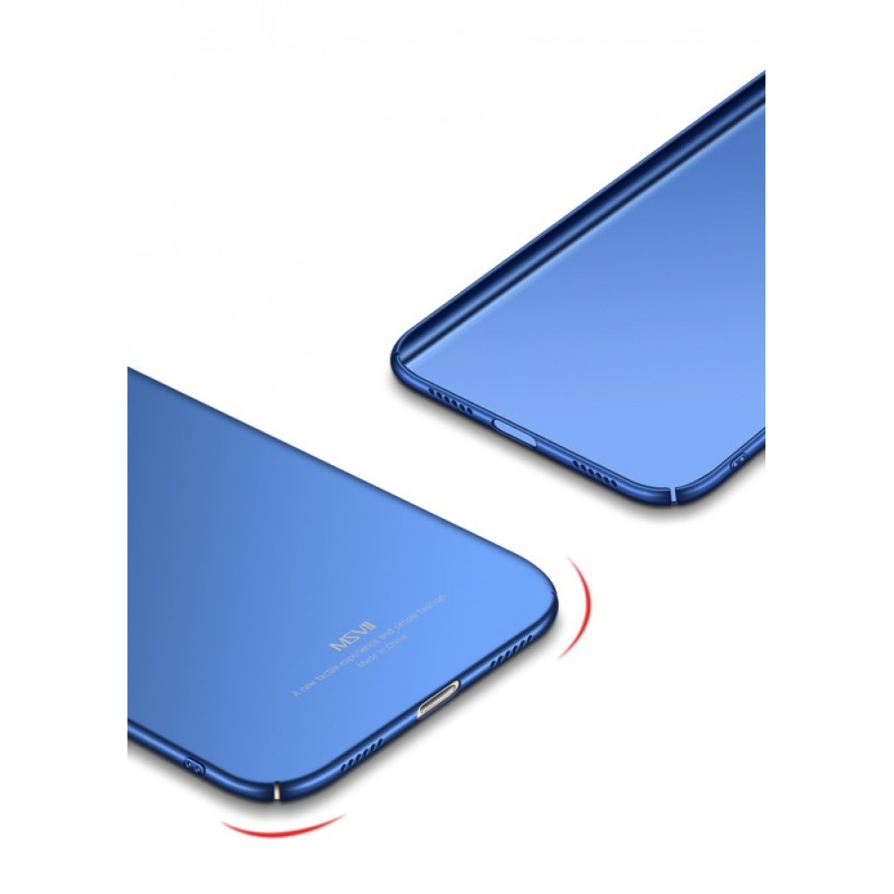 MSVII Super Slim Σκληρή Θήκη PC iPhone X / XS - Blue (K2-04)