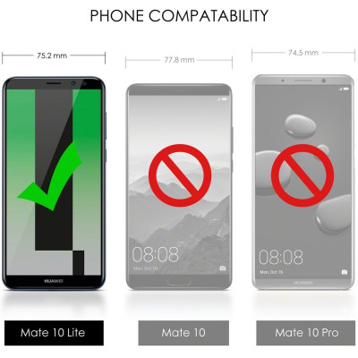 Caseflex Alpha Θήκη Σιλικόνης Huawei Mate 10 Pro - Shiny Black (HU-AW03-Z518)