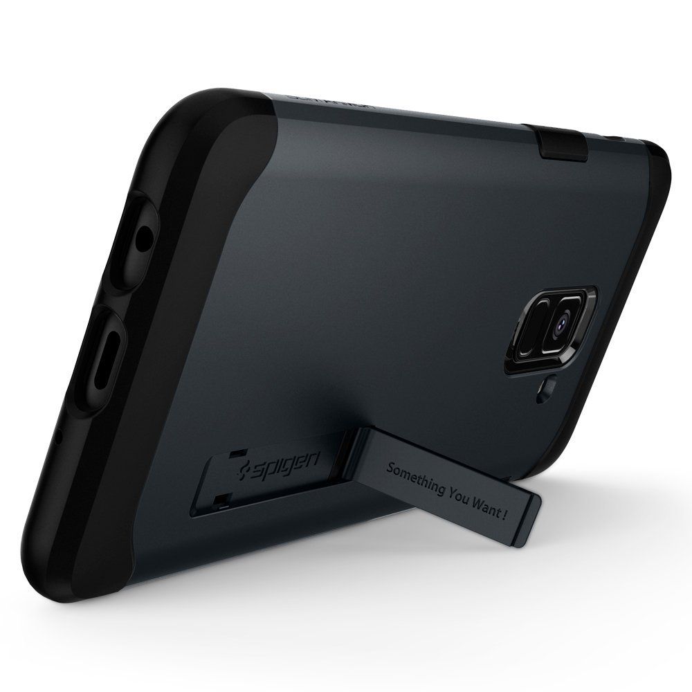 Spigen Θήκη Slim Armor Samsung Galaxy A8 2018 - Metal Slate (590CS22752)