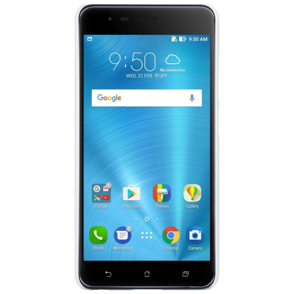 Nillkin Θήκη Super Frosted Shield Zenfone 3 Zoom & Screen Protector - White (12337)