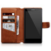 Terrapin Δερμάτινη Θήκη - Πορτοφόλι Sony Xperia L2 - Cognac (117-005-561)