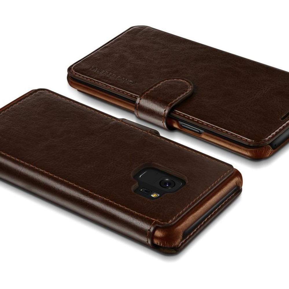 VRS Design Θήκη-Πορτοφόλι  Samsung Galaxy S9 - Dark Brown (VRSGS9-LDDCB)