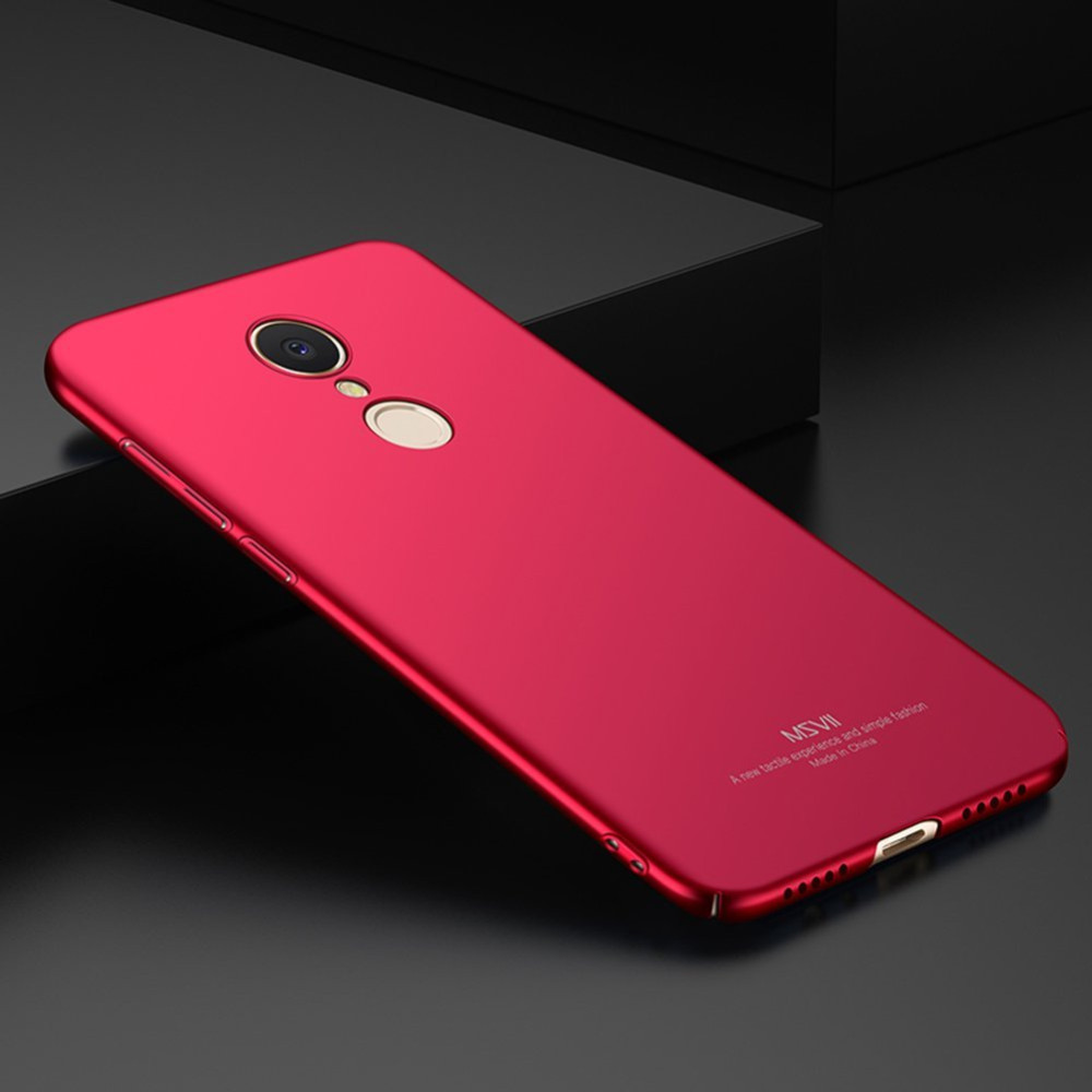 MSVII Super Slim Σκληρή Θήκη PC Xiaomi Redmi 5 - Red (U2-03a)
