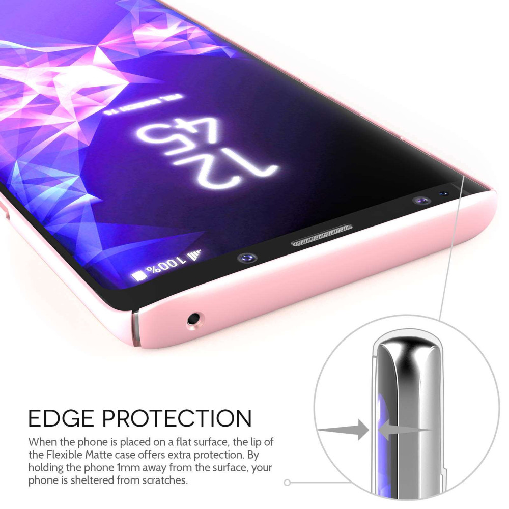 Caseflex Ultra Thin Hybrid Case Samsung Galaxy S9  - Rose Gold (SA-EA10-Z761)