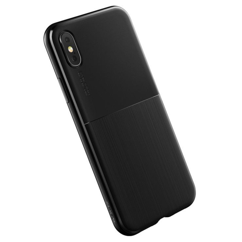 VRS Design Θήκη Single Fit iPhone X / XS - Black (VRSIP8-SFTBK)