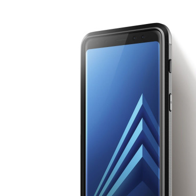 VRS Design Θήκη High Pro Shield Series Samsung Galaxy A8 (2018) - Steel Silver (VRS083SSLV)