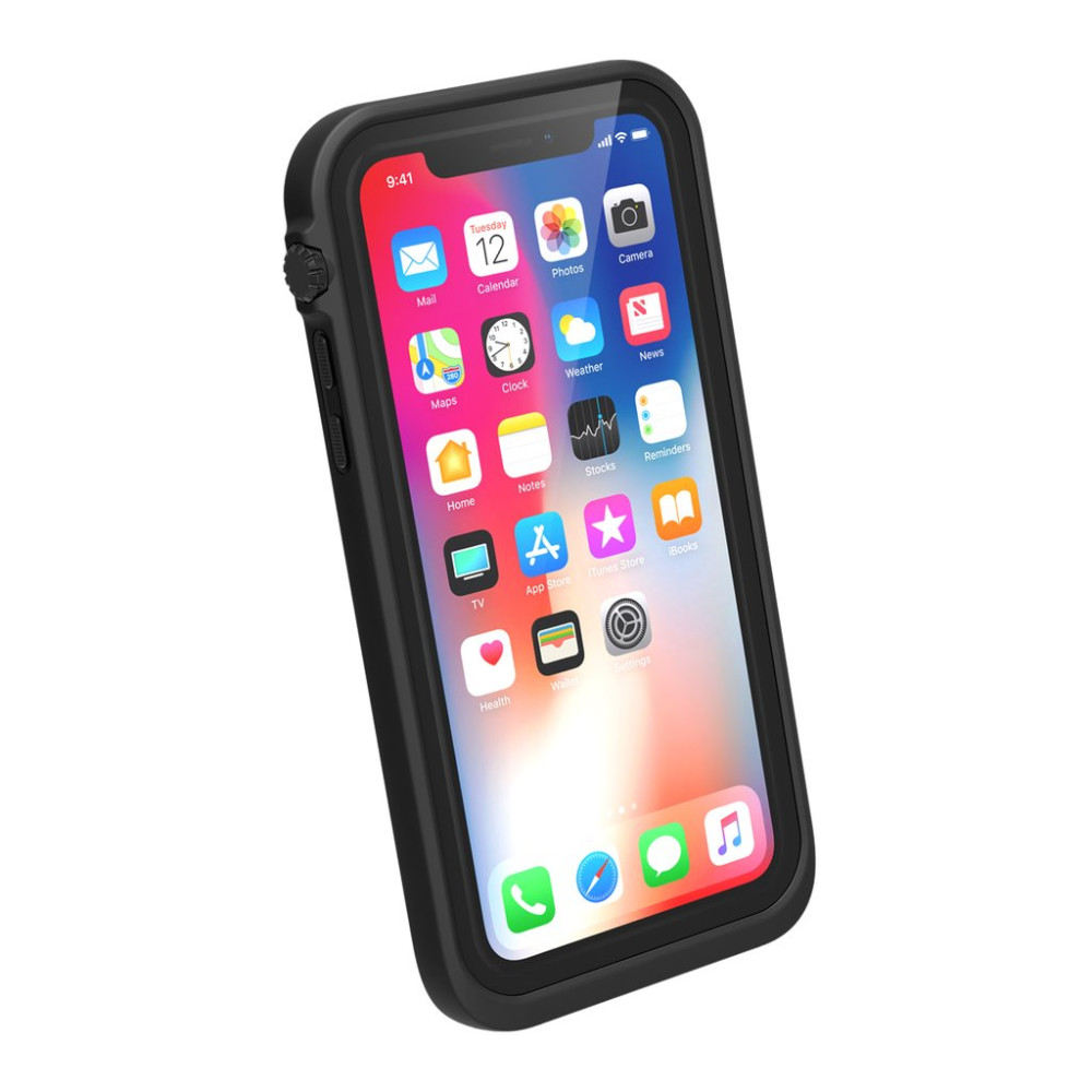 Catalyst Αδιάβροχη Θήκη iPhone X με TouchID - Stealth Black (CATIPHOXBLK)