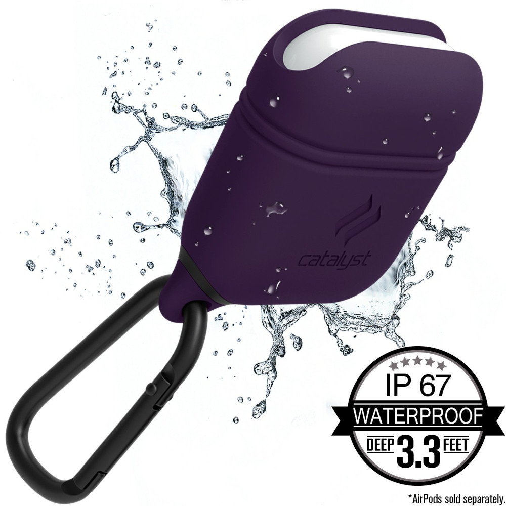 Catalyst Αδιάβροχη Θήκη για Airpods 2nd Gen / 1st Gen - Deep Plum (CATAPDPPL)