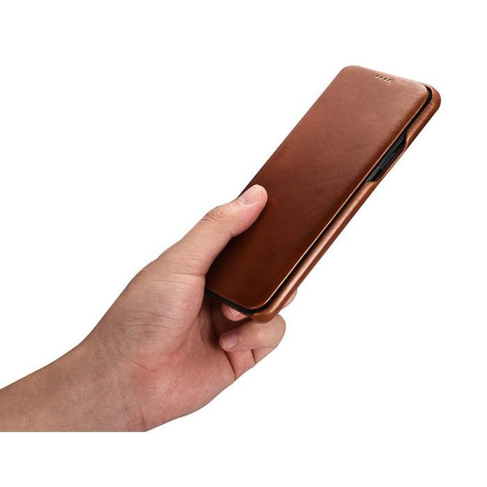 iCarer Vintage Series Side-Open Δερμάτινη Θήκη Samsung Galaxy S9 Plus - Black (12878)