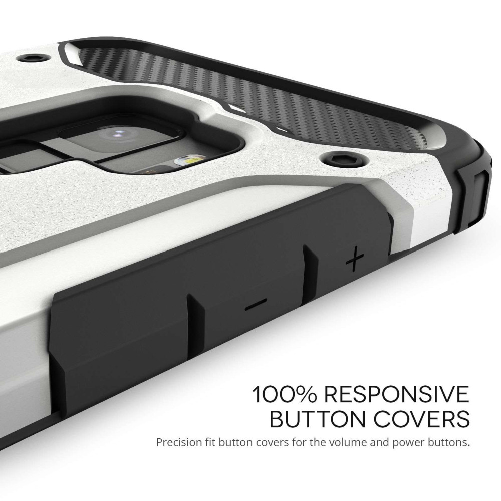 Caseflex Ανθεκτική Θήκη Armoured Shockproof Carbon Samsung Galaxy S9 - Gun Grey (SA-EA10-Z705)