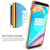 Caseflex Θήκη Σιλικόνη OnePlus 5T - Clear/Gold & Screen Protector (ONE-PLUS-Z408)