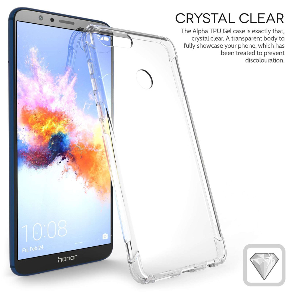 Caseflex Alpha Θήκη Σιλικόνης Honor 7X - Clear (HU-AW03-Z531)