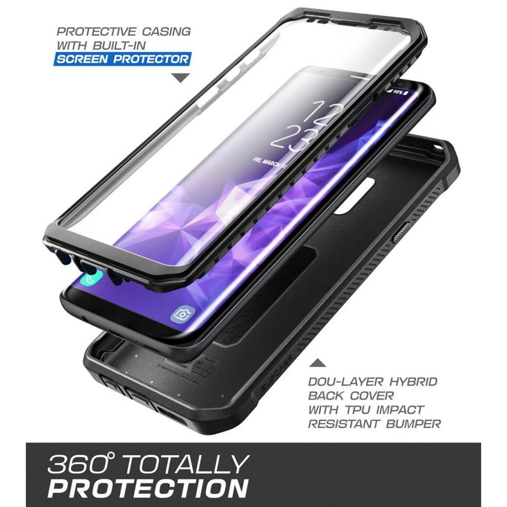 Supcase Ανθεκτική Θήκη Unicorn Beetle Pro Samsung Galaxy S9 Plus - Black (13262)