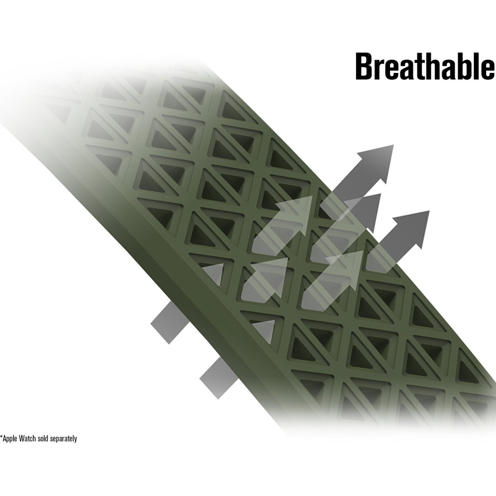 Catalyst Ανταλλακτικό Λουράκι Σιλικόνης Apple Watch Ultra2/Ultra1/SE/9/8/7/6/5/4 (49/45/44/mm) - Army Green (CAT42SBGRN)