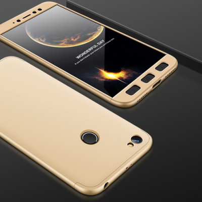 Θήκη Hybrid Full Body 360° Xiaomi Redmi Note 5A Prime - Gold (13464) - OEM