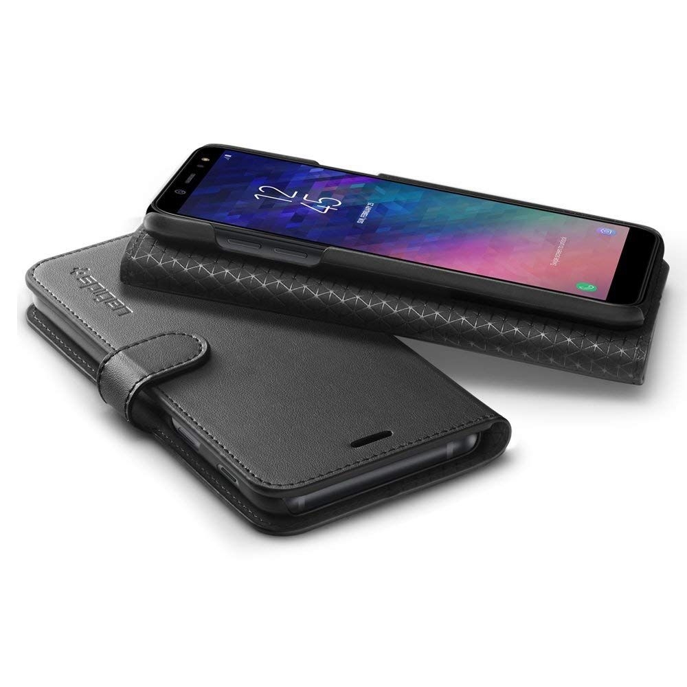 Spigen Wallet S. Θήκη - Πορτοφόλι Samsung Galaxy A6 (2018) - Black (596CS24092)