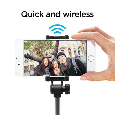Spigen Velo Wireless Selfie Stick S530W - Black (000SS21746)