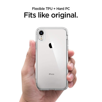 Spigen Ultra Hybrid Θήκη iPhone XR - Crystal Clear (064CS24873)