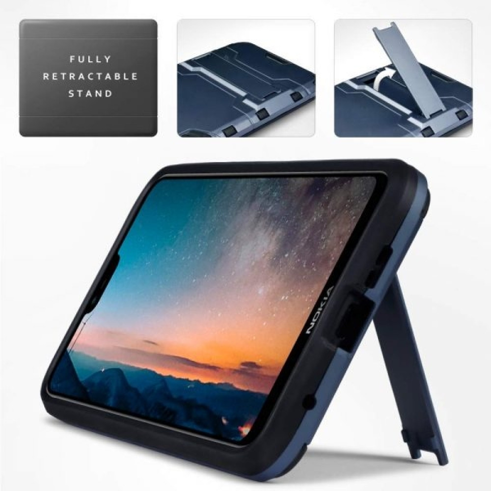 Terrapin Ανθεκτική Dual Layer Θήκη Nokia 6.1 Plus - Blue (131-001-037)