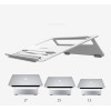 Seenda Aluminum Foldable Stand - Universal Βάση Αλουμινίου για Laptop / Macbook 10'' - 15'' ίντσες - Silver (14250)